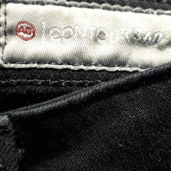 Adriano goldschmeid black jeans mid rise cigarette 25 R contour 360 - Picture 7 of 7